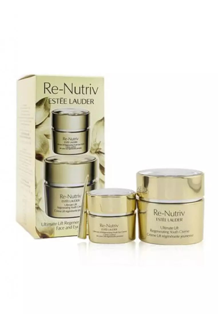 Estée Lauder 雅詩蘭黛 Re-Nutriv 白金面霜眼霜兩件套(面霜50ml+眼霜15ml)