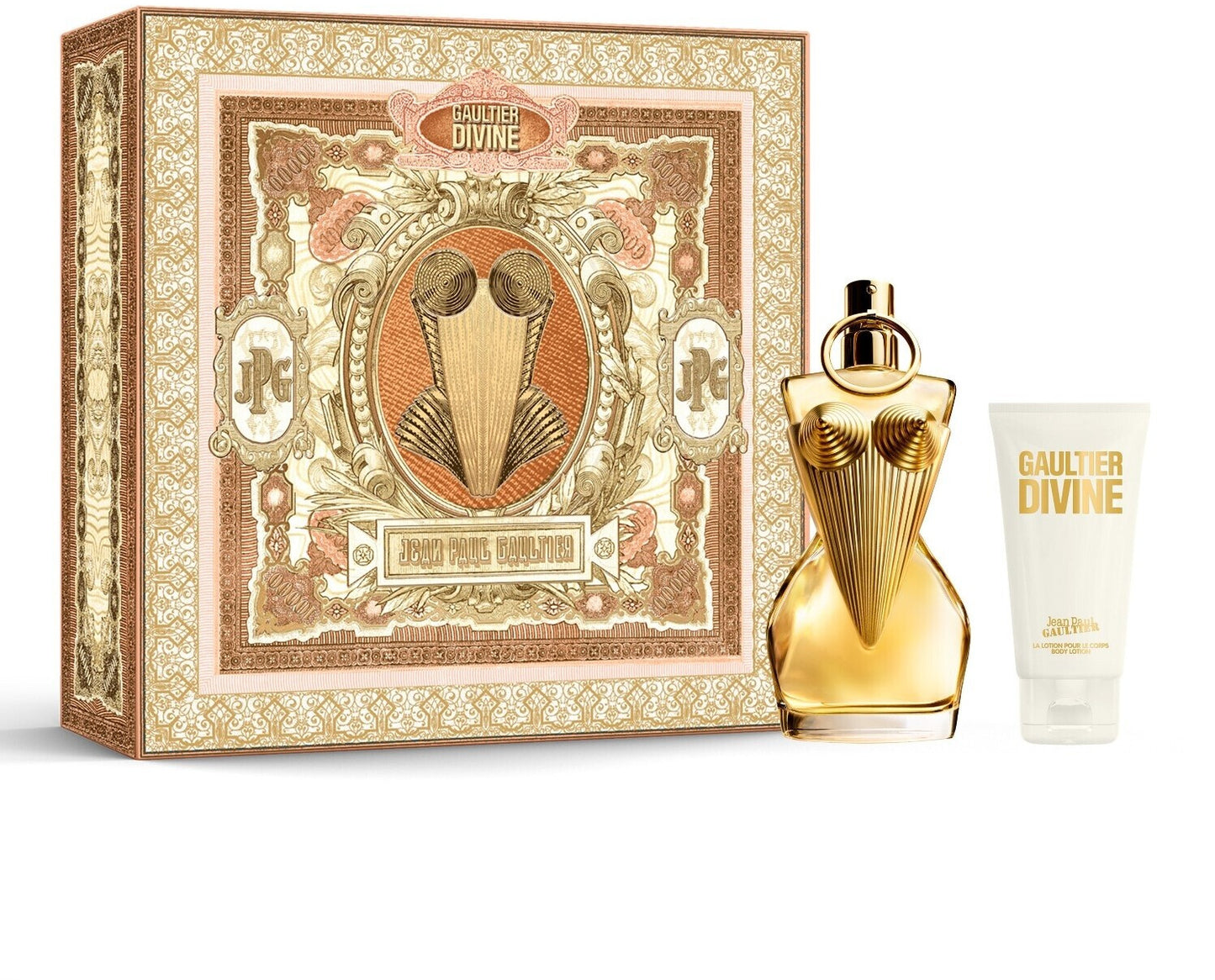 Jean Paul Gaultier 高緹耶 Gaultier Divine 女神女士濃香水套裝(50ml+身體乳75ml)