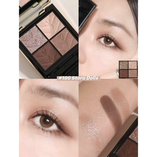 YSL 聖羅蘭 皮革四色眼影盤#100 Stora Dolls 4g