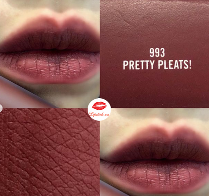 MAC 魅可 新絲缎柔霧唇釉993 Pretty Pleats