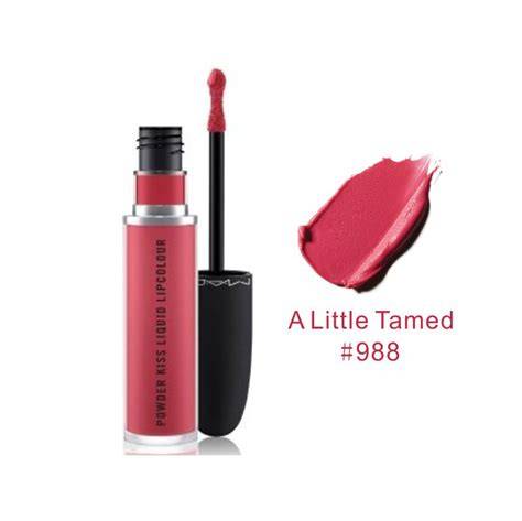 MAC 魅可 新絲缎柔霧唇釉988 A Little Tamed