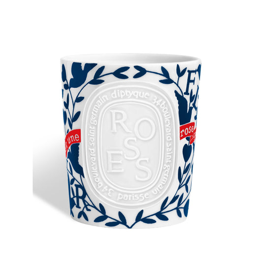 Diptyque 情人節限定玫瑰陶瓷香氛蠟燭600g