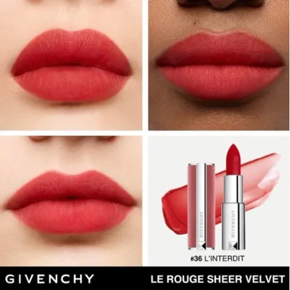 Givenchy 紀梵希 粉絲絨口紅三件套（#N27+#N16+#N36）