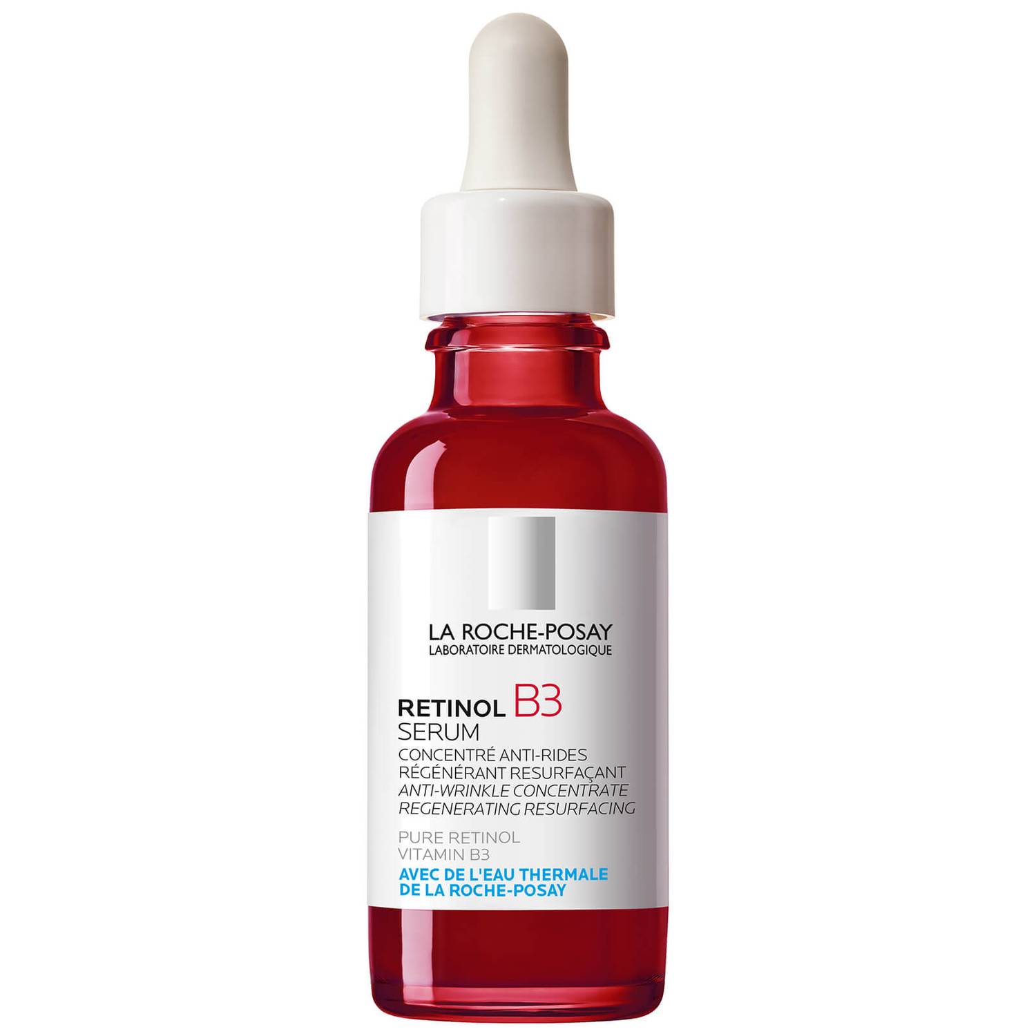 LA ROCHE-POSAY 理膚泉 視黃醇B3抗老精華液30ml 白底產品圖
