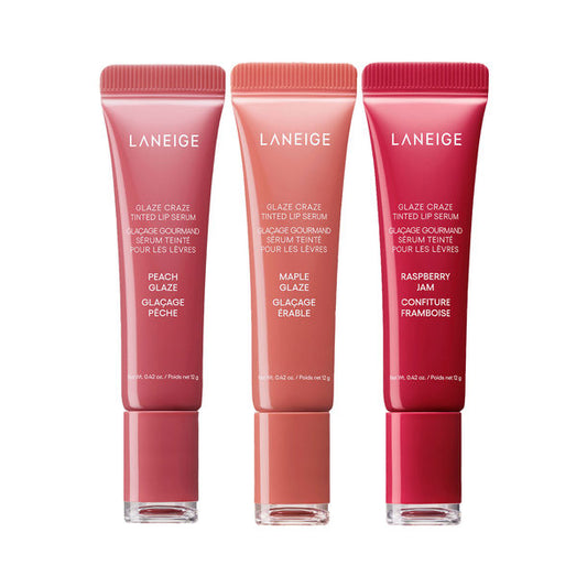 Laneige 蘭芝 Glaze Craze 甜甜圈唇蜜 Maple Glaze 白底產品圖