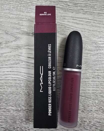 MAC Powder Kiss Liquid #983 Burning Love